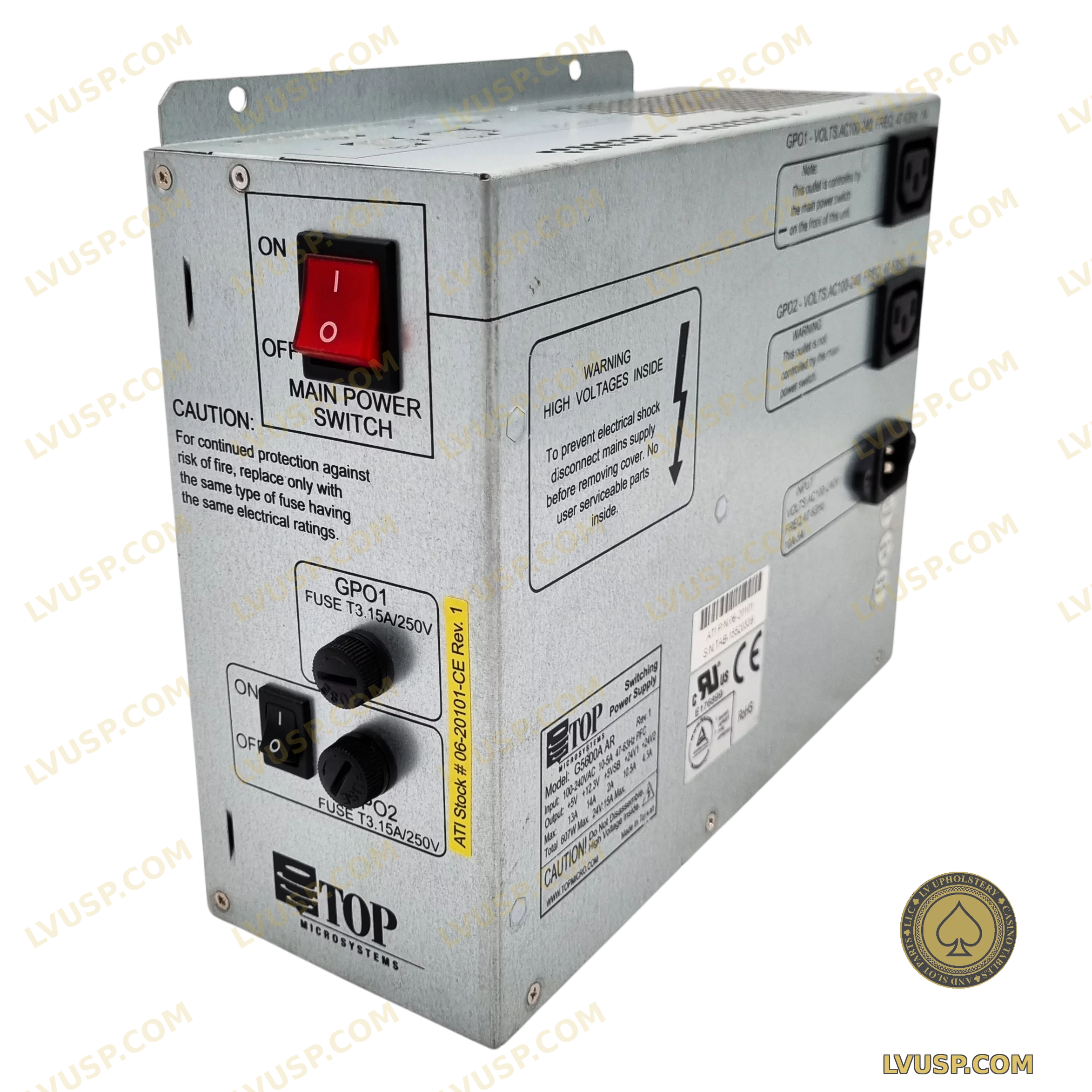 Aristocrat MK8 ARC / Flame Power Supply (Top Microsystems)