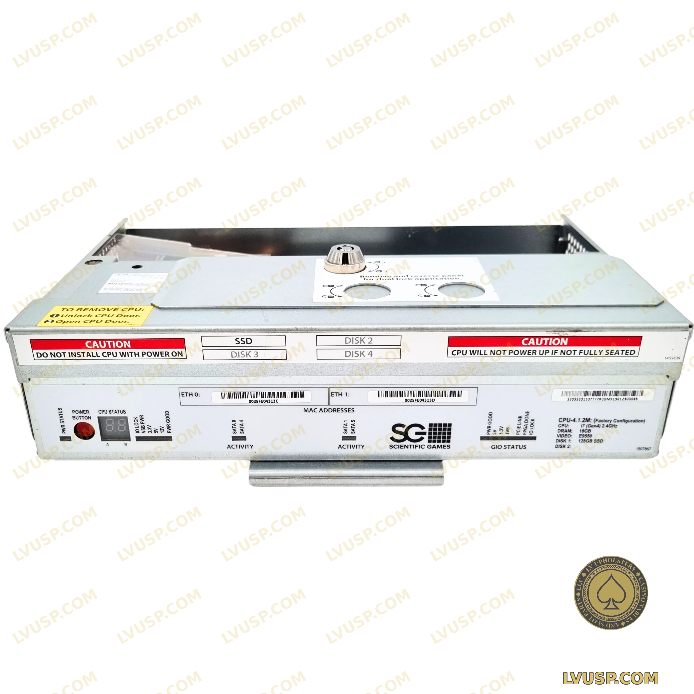 Scientific Games CPU 4.1.2M complete unit